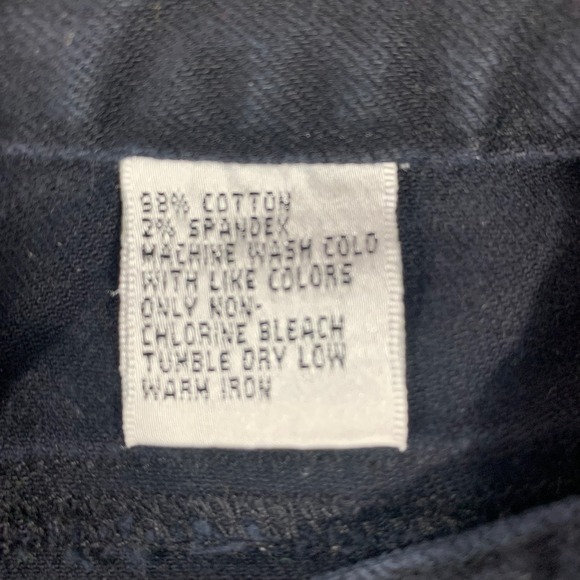 Talbots Capri Jeans Womens 10 Black Stretch 30x19 High Rise Cotton Blend Comfort - Picture 3 of 11